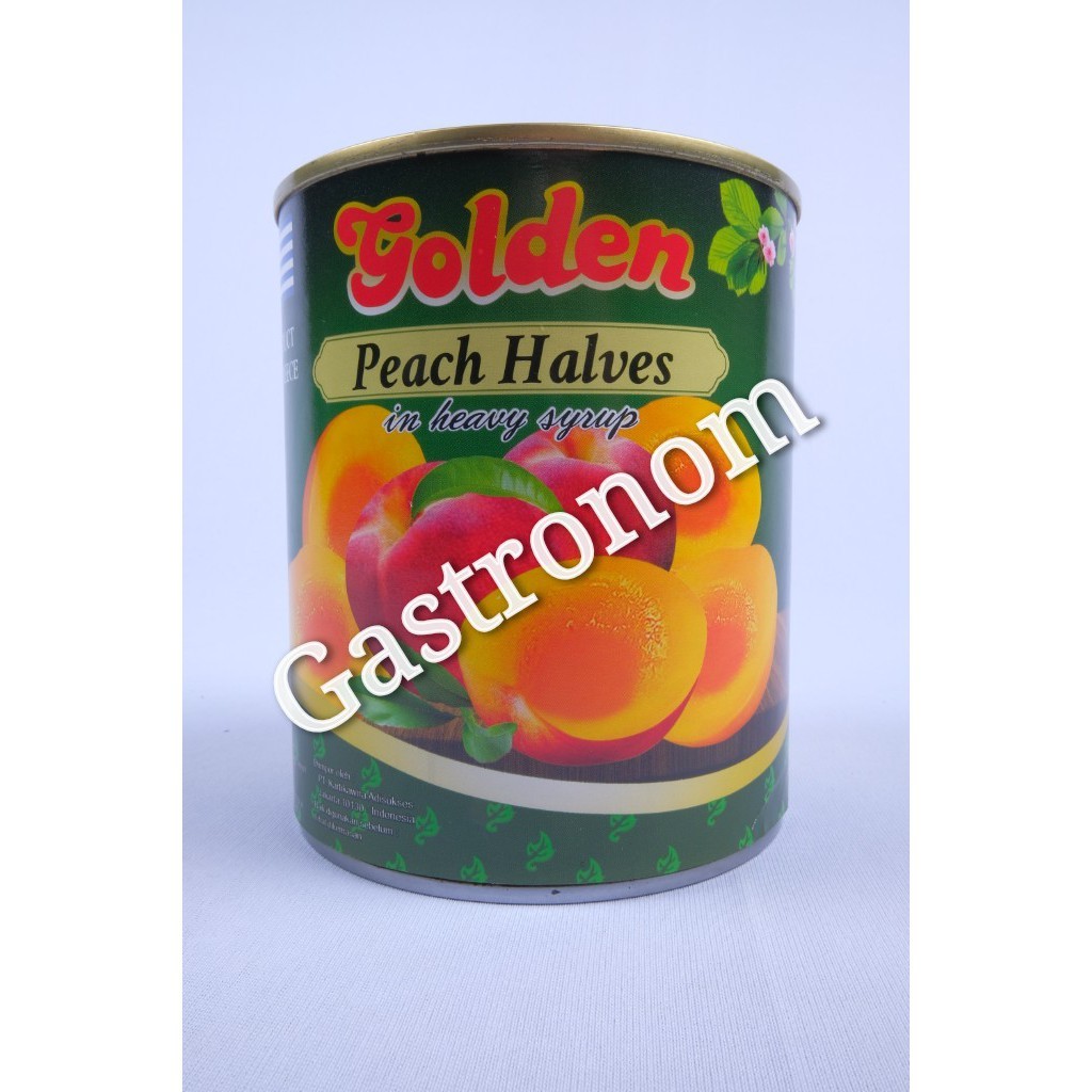 

Buah Kaleng / Peach Halves Golden 825 gr