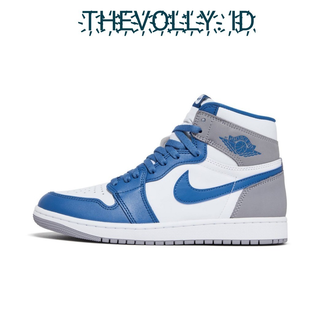 Sepatu Basket Nike Air Jordan 1 Retro High Og True Blue BNIB Original / Sneakers Pria