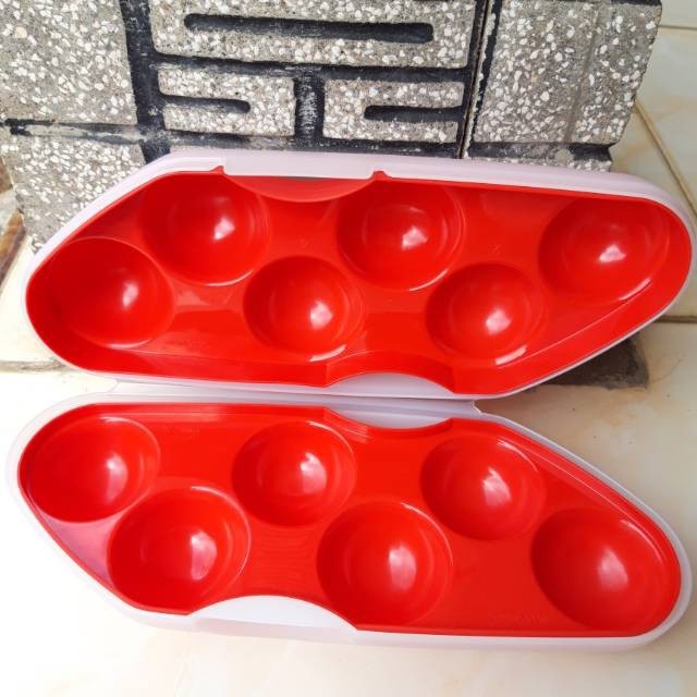 [BIG SALE] PROMO Tupperware  Egg Keeper tempat penyimpanan telur PROMO Tupperware  Agustus