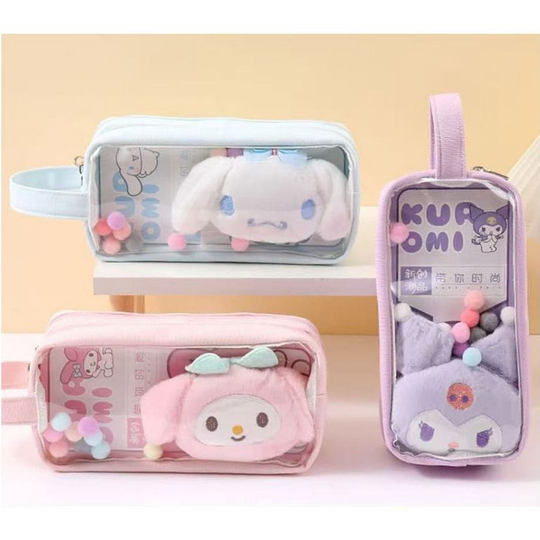 

Tempat Pensil Anak Sekolah Lucu, Pencil Case Sanrio Cinnamoroll, Kuromi, My Melody - 3030 4U UMBRELLA