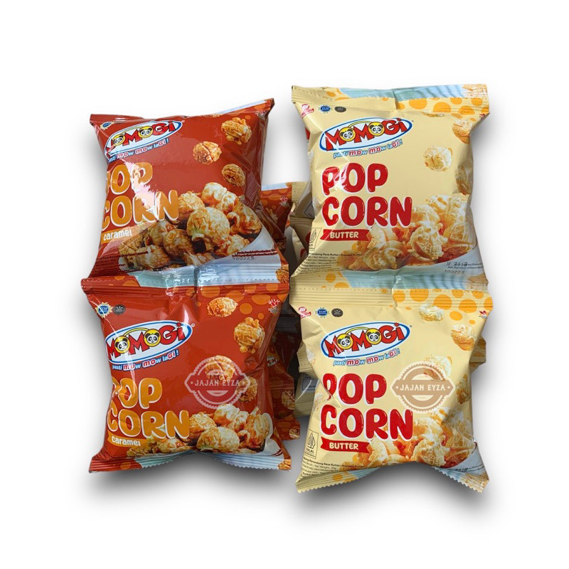 

momogi popcorn renteng isi 10pcs pop corn butter caramel renteng