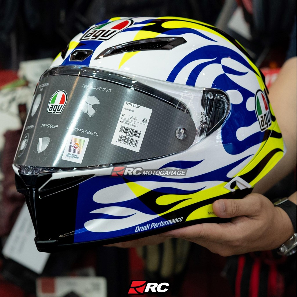 Helm Motor Full Face - AGV Pista GPRR Soleluna 2023 Limited Edition Original