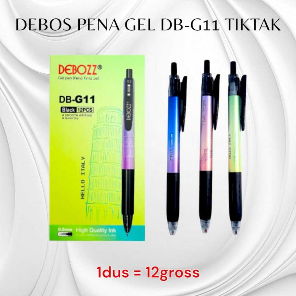 

[SDW] pekanbaru/DEBOS PENA GEL DB-G11 TIKTAK/ PULPEN GEL TIKTAK