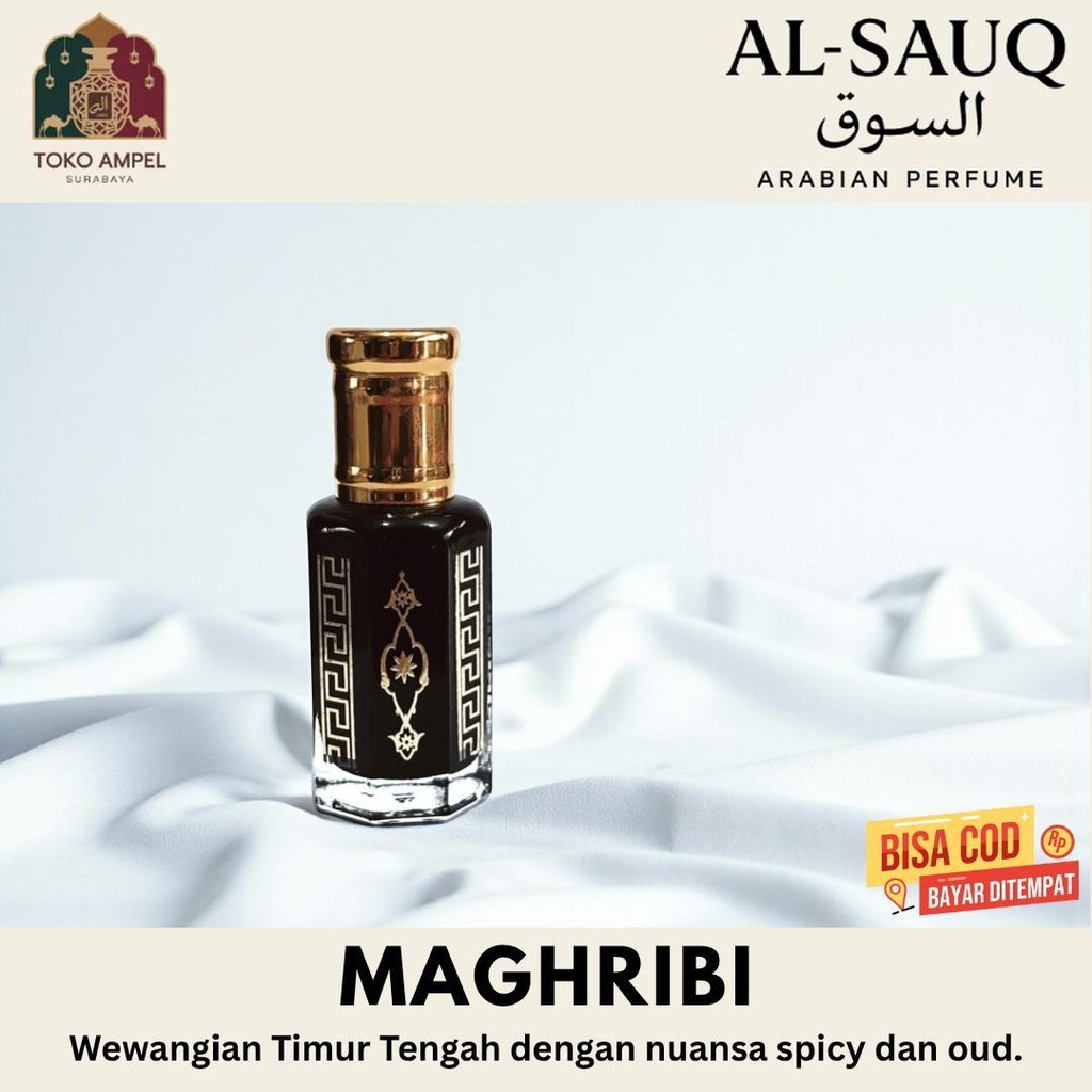 Parfum MAGHRIBI 12ML | Minyak Wangi Arab Tahan Lama