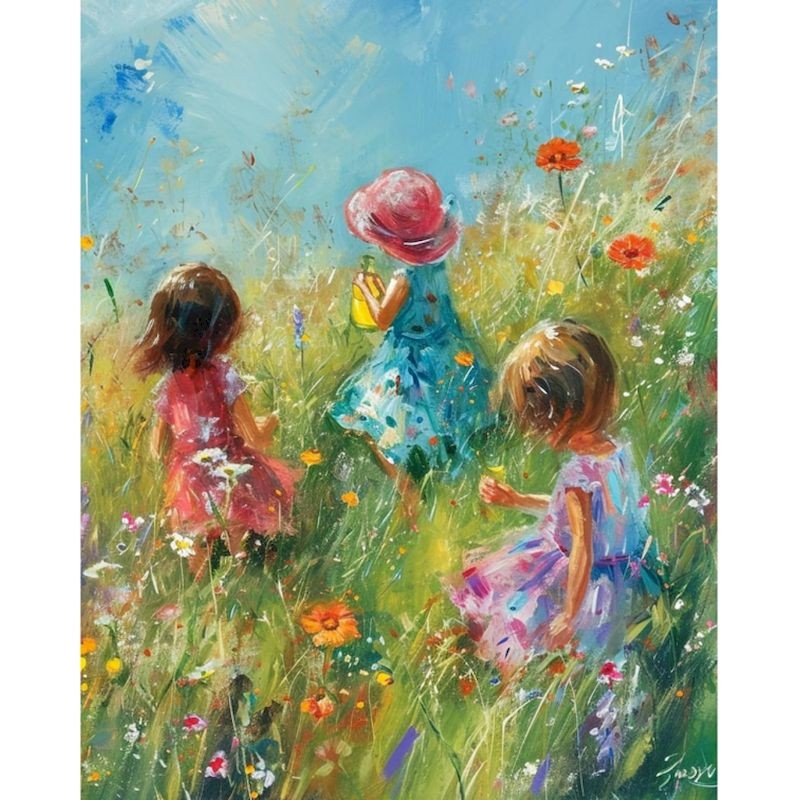 

GATYZTORY Diy Painting By Numbers Coloring For Adults Woman Flower Markers By Numbers Modern Diy Crafts Room Decor