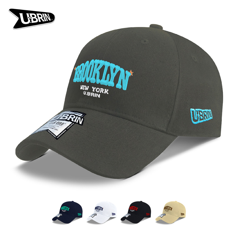 U.BRIN Topi Baseball UB8027 Original BROOKLYN Modern Style Hat Cap Casual Distro Fashion Dewasa