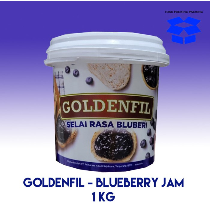 

Goldenfil Blueberry Jam 1 kg selai Blueberry Premium