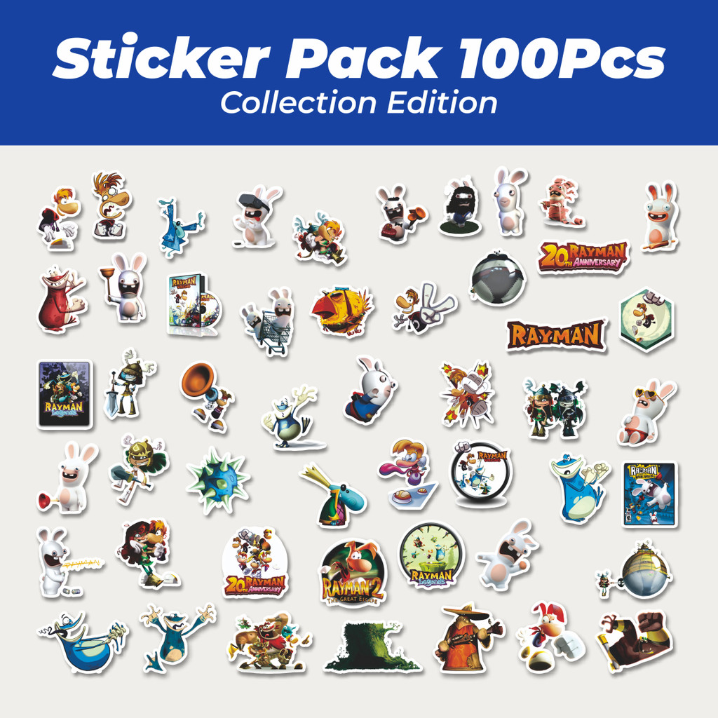

Hot Stiker Game Series Rayman Universe Character Mix 2 Lucu Anti Air Stikers Berperekat Waterproof Sticker Decal Buat Motor Helm Buku Journal Koper Casing HP Laptop Botol Minum