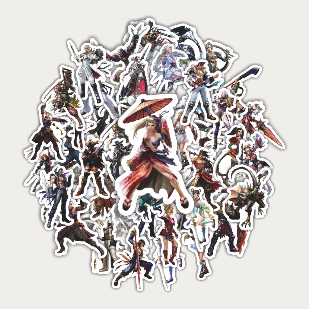 

Sticker Pack Stiker Game Series Soulcalibur Character Mix 1 | Sticker TUMBLR | Stiker LAPTOP KOPER HELM