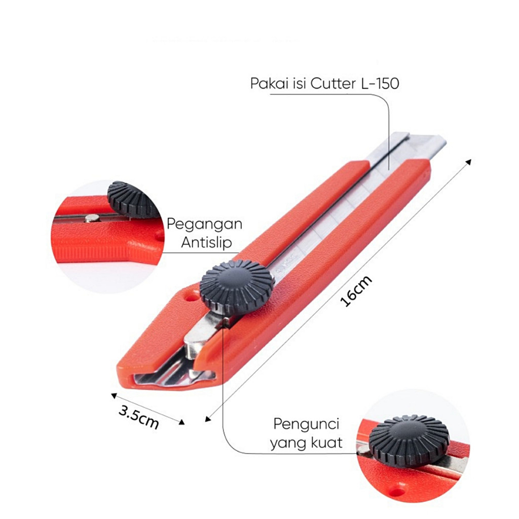

Cutter L500 L 500 L-500 Kater Cuter Besar ATK Murah Grosir