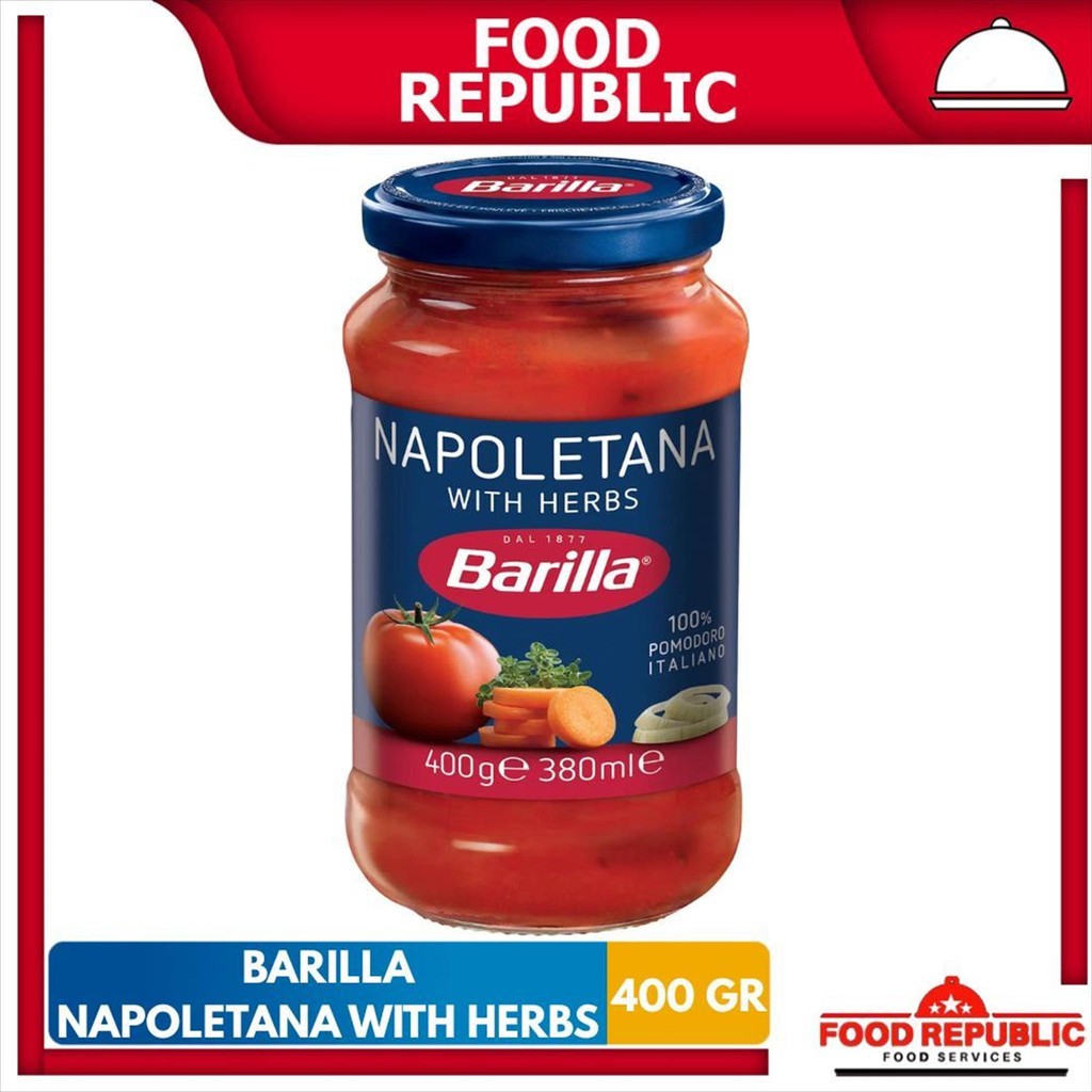 

Barilla Napoletana with Herbs 400gr - Saos Tomat Bumbu Pasta Napolitana