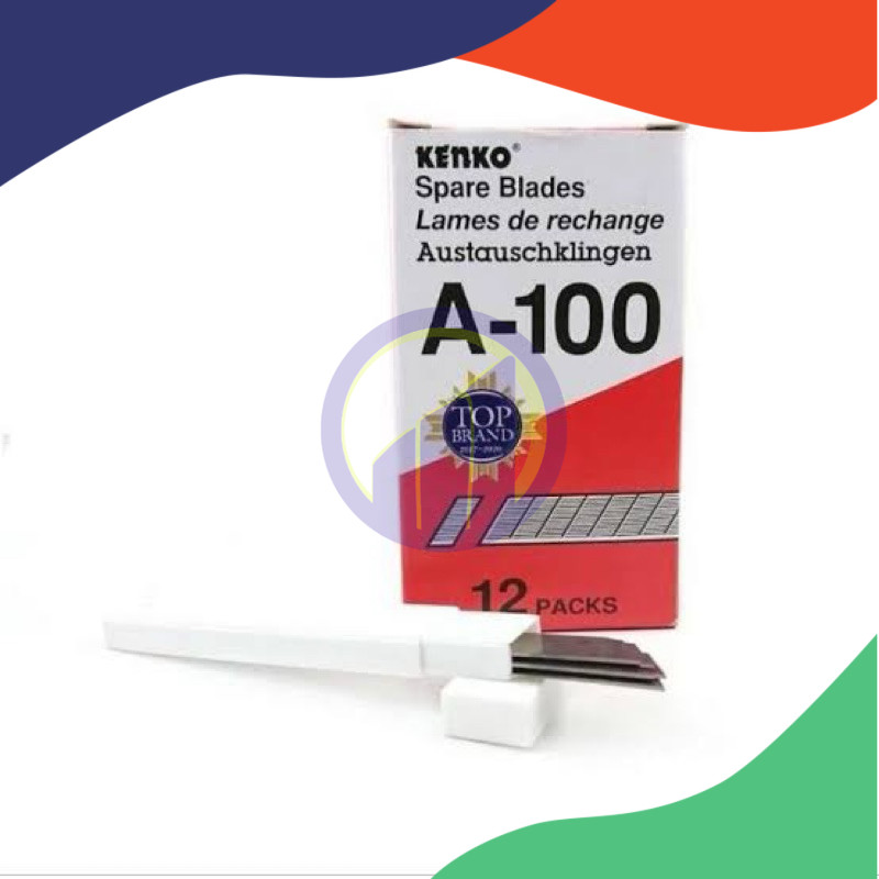 

( LUSIN) ISI / REFILL PISAU CUTTER KENKO A-100