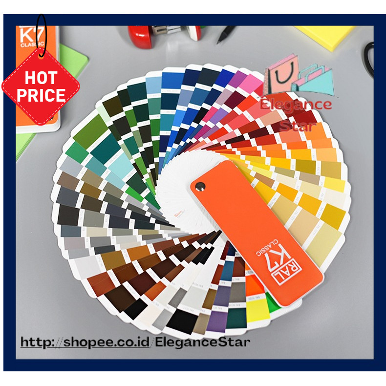 

Original Germany RAL color card international standard Ral K7 color chart for paint 213 colors with Gift Box 2022