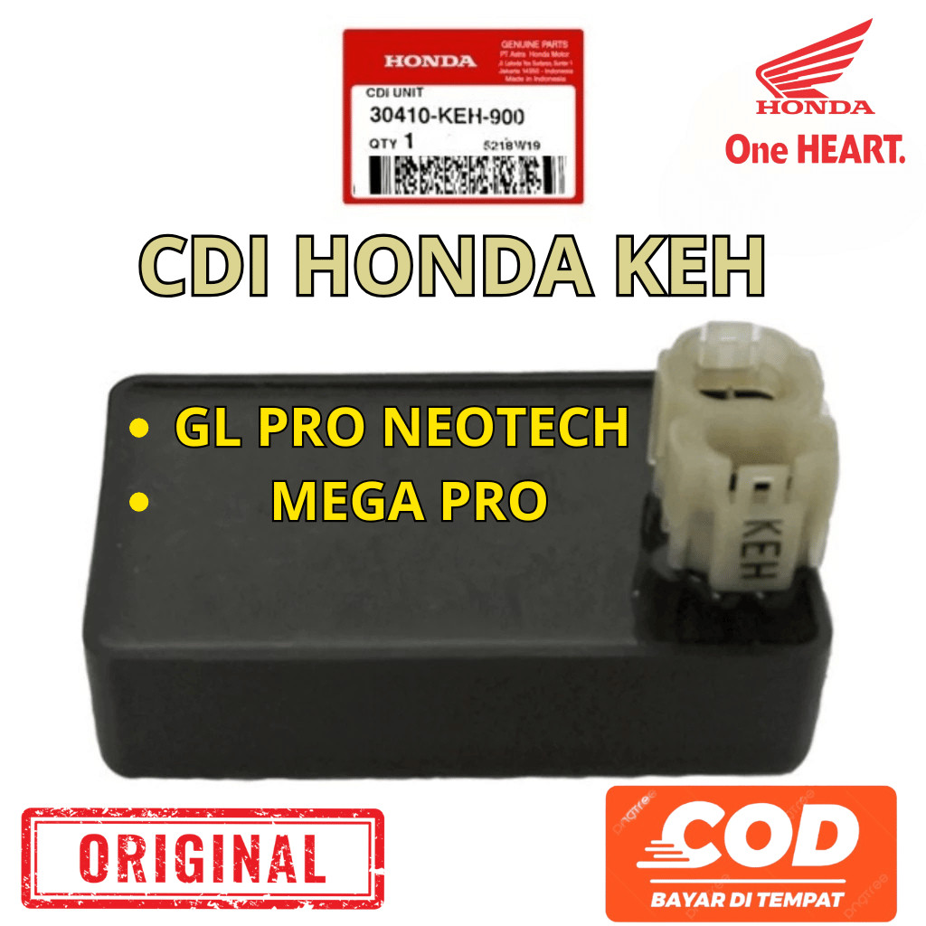 30410-KEH-900 CDI UNIT KEH ORIGINAL HONDA GL PRO NEOTECH MEGA PRO GL MAX KUALITAS ORIGINAL PRESISI P