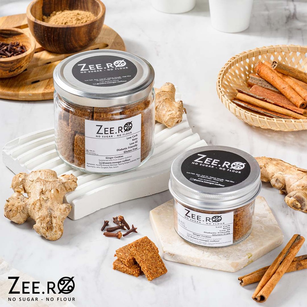 

Zeero Ginger Cookies / Low Carb / Low Gi / Gluten Free