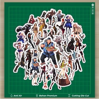 

HOT 50 PCS STIKER Stiker Game Series Black Survival Character Mix 2 Stiker Fashion Cars Decal Dingin Kartu Album Custom Vinyl Anti Air- Sticker Aesthetic Buku Journal Koper Casing HP Tablet Laptop Helm Motor Botol Minum