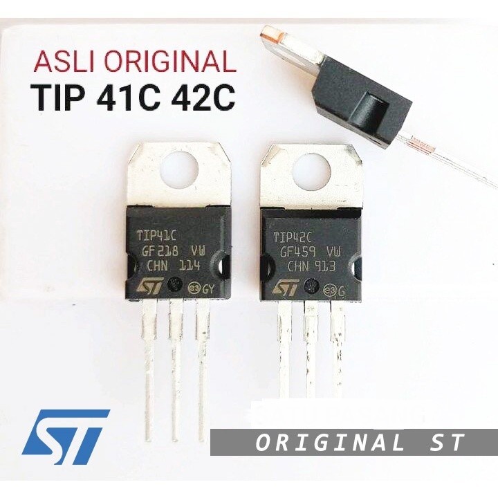 (TS)  TIP 41C 42C TRANSISTOR TIP41 TIP42 ORIGINAL 41 42