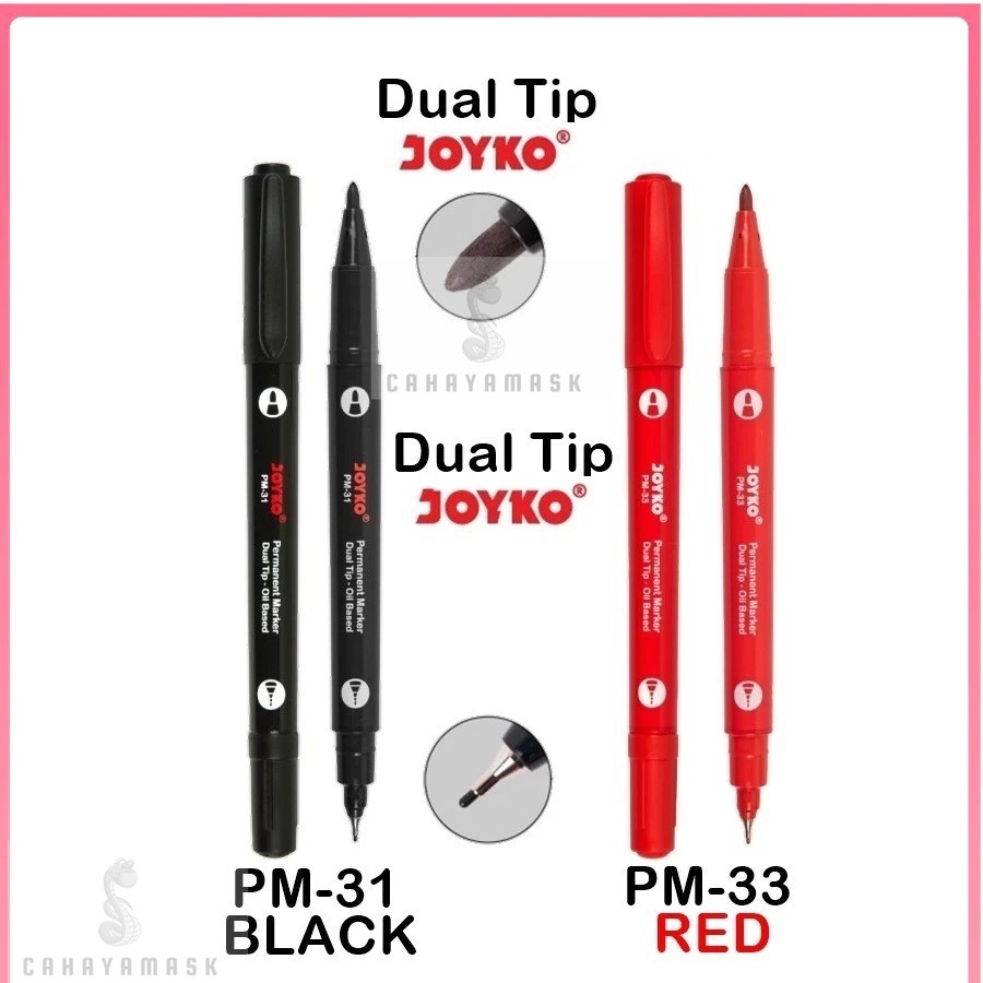

Spidol Joyko Permanen Dual Tip 2in1