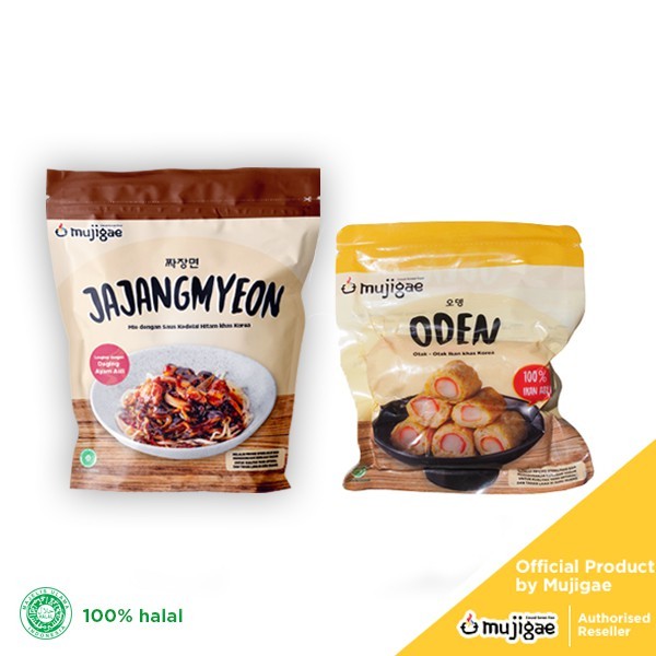 

BUNDLE Mujigae by Wonhae Jajangmyeon 350 gr & Oden 120 gr