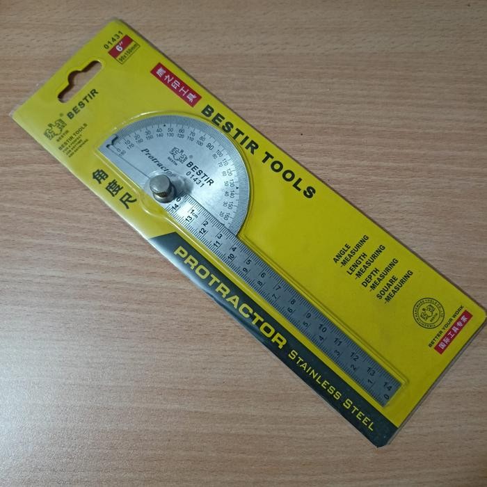 

Penggaris Busur Derajat / Penggaris Pengukur Sudut / Alat Ukur Sudut