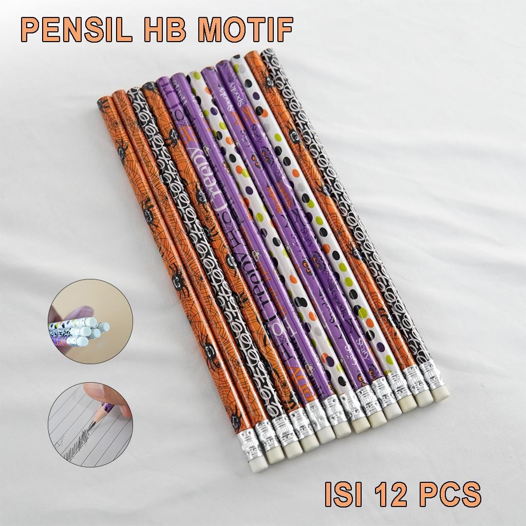 

Pensil HB Motif 12 Pcs Pensil Karakter Lucu Pensil Eraser Anak Peralatan Sekolah PE-010102