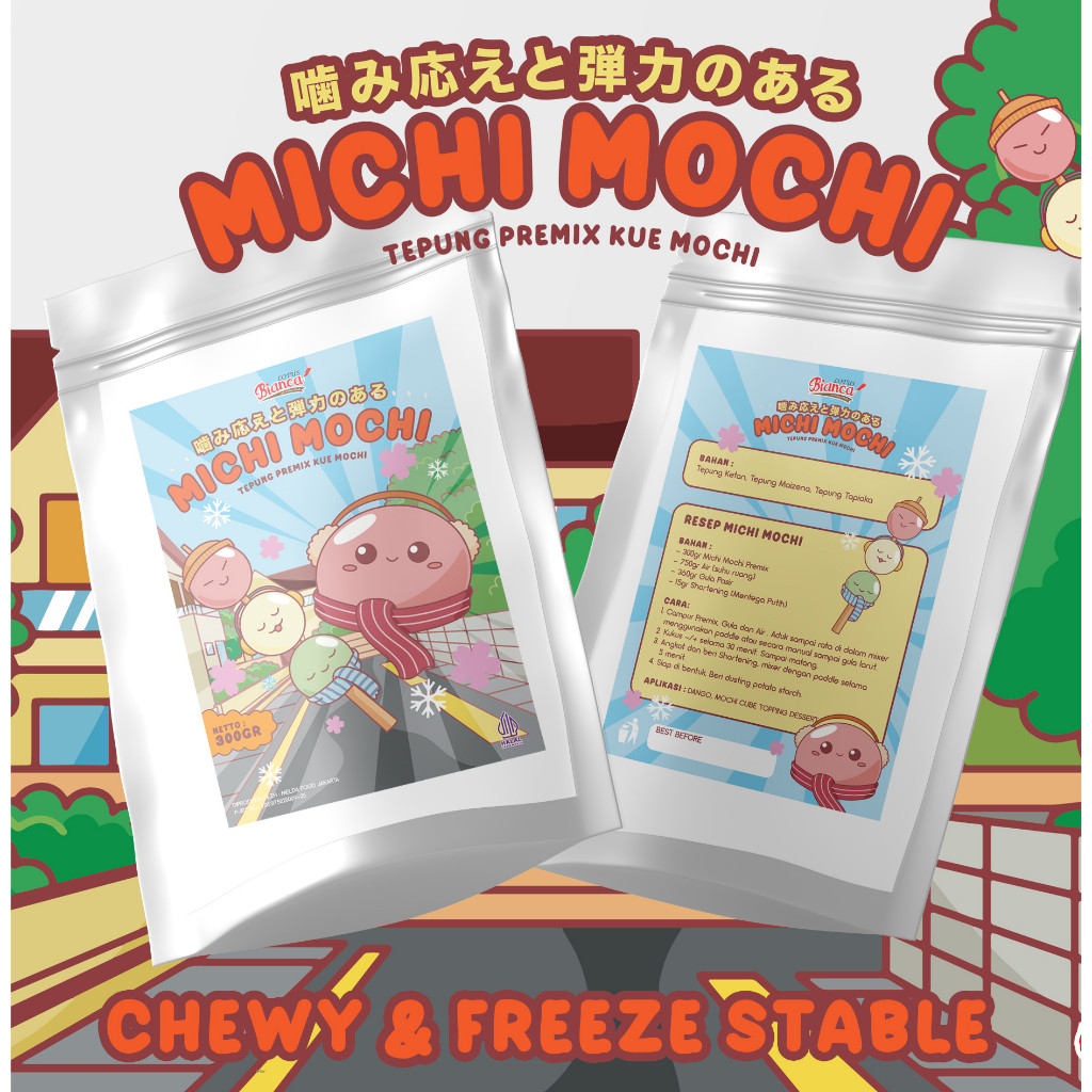 

Emama.store 300gr Bianca Lotus MICHI MOCHI Premix