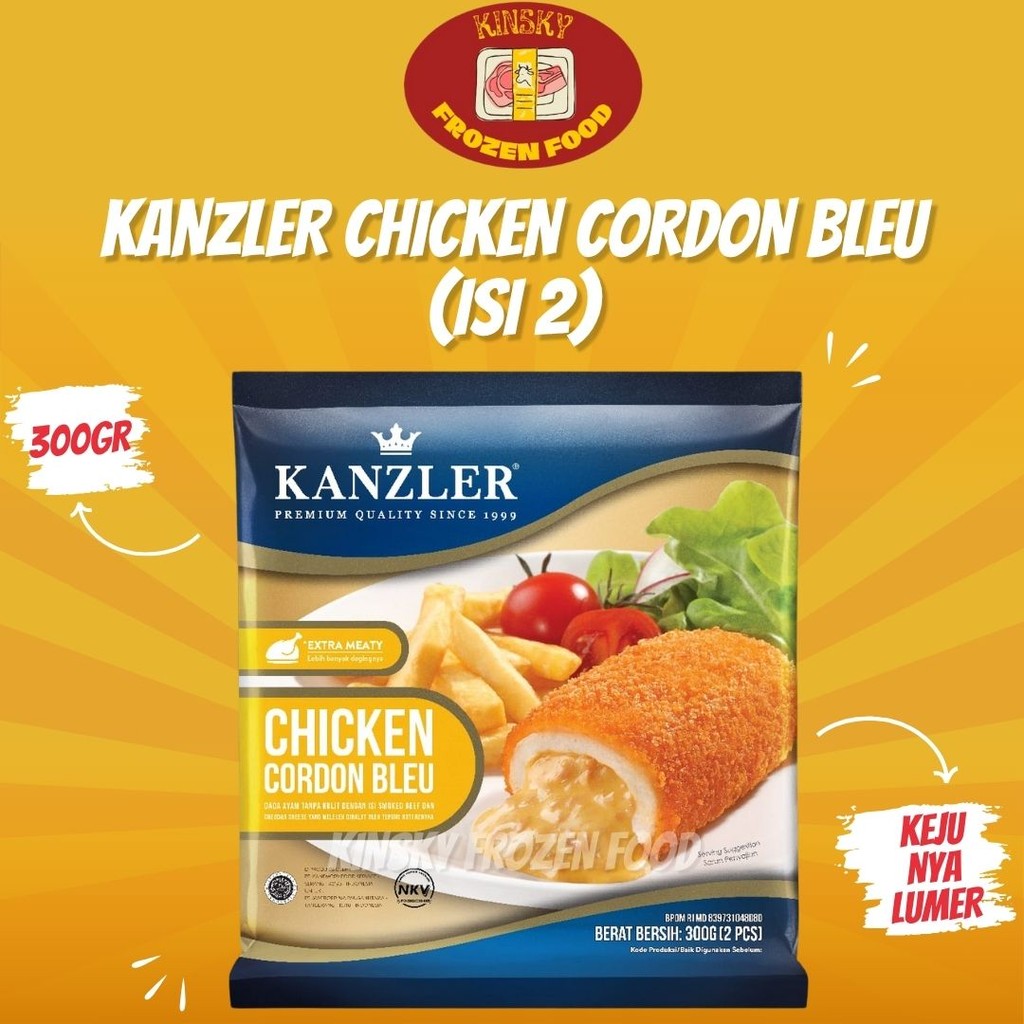 

KANZLER CHICKEN CORDON BLEU 300GR