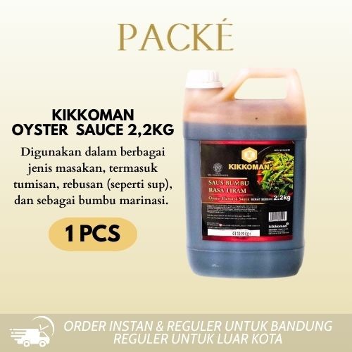 

Kikkoman Saus Tiram Oyster Premium Halal Oyster Sauce [2,2kg]