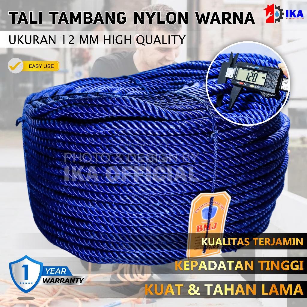 Tali tambang plastik 12 mm per roll TALI TAMBANG ROLL PPD 12MM/TALI TAMBANG 12MM/TALI ROLL(GULUNG) T