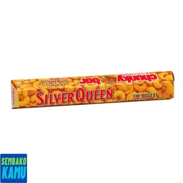 

Silver Queen Chunky Bar Cashew 95 gr - Cokelat
