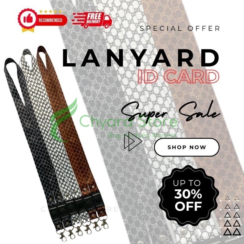 

Lanyard Id Card Aestetic Motif Luxury