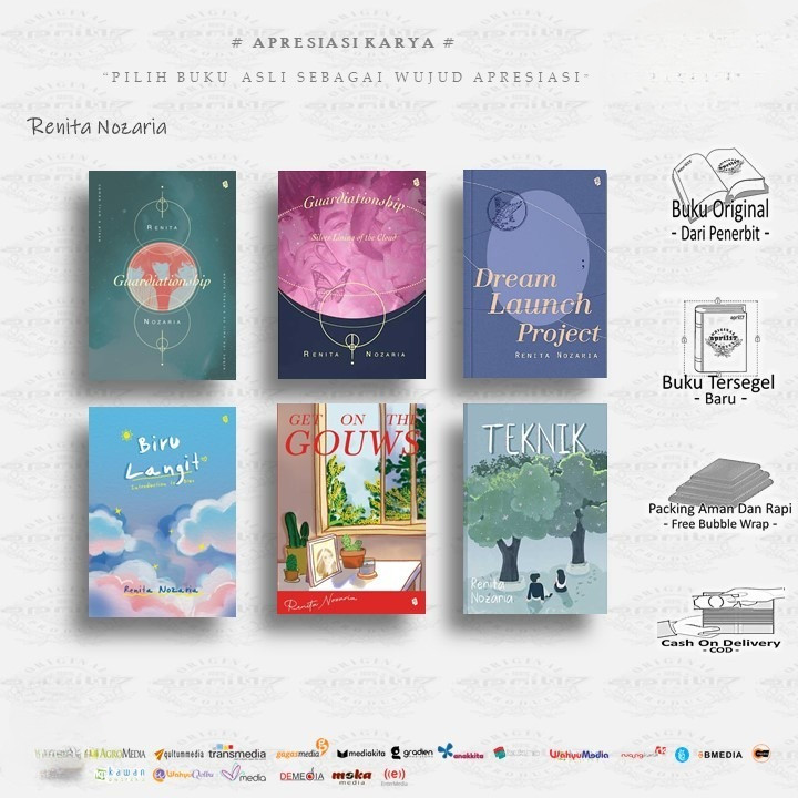 Novel Karya Renita Nozaria : GUARDIATIONSHIP / GUARDIATIONSHIP; SILVER LINING OF THE CLOUD / DREAM L
