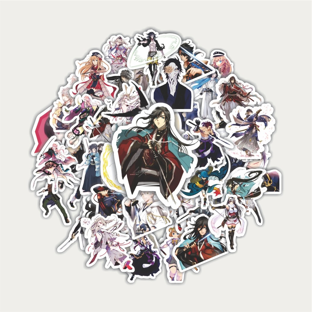 

Sticker Pack Stiker Game Series Touken Ranbu Karakter V5 | Sticker TUMBLR | Stiker LAPTOP KOPER HELM