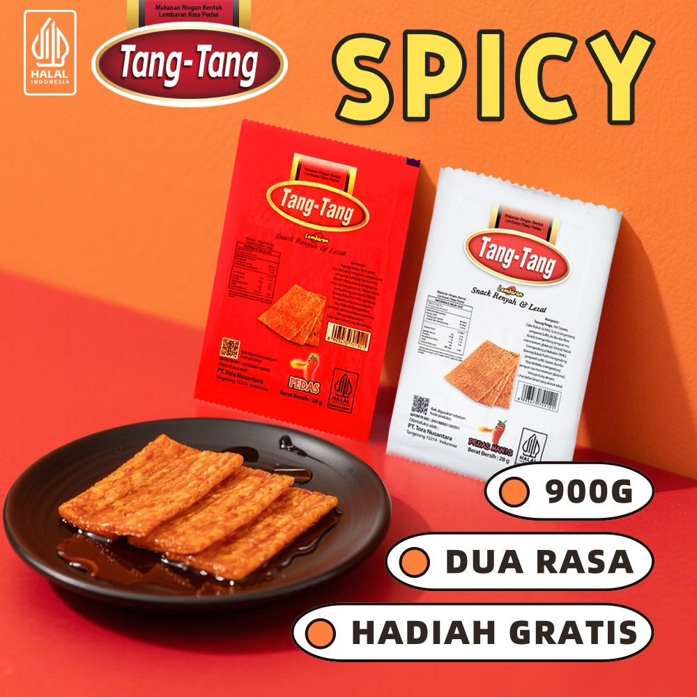 

Tang Tang Snack Pedas Renceng Vegetarian Spicy Strips Gluten Stik Halal Aneka Snack Rasa Pedas