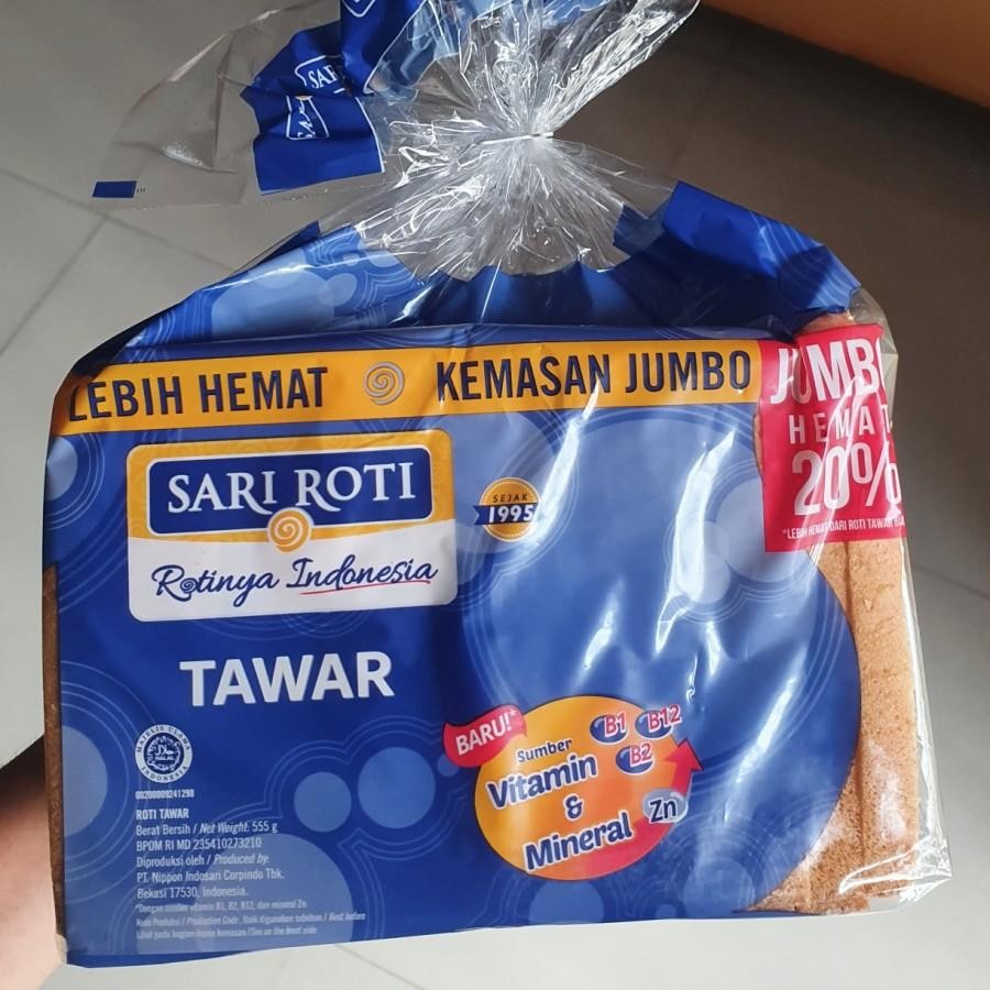 

Sari Roti Tawar Jumbo Non Kupas Isi 15