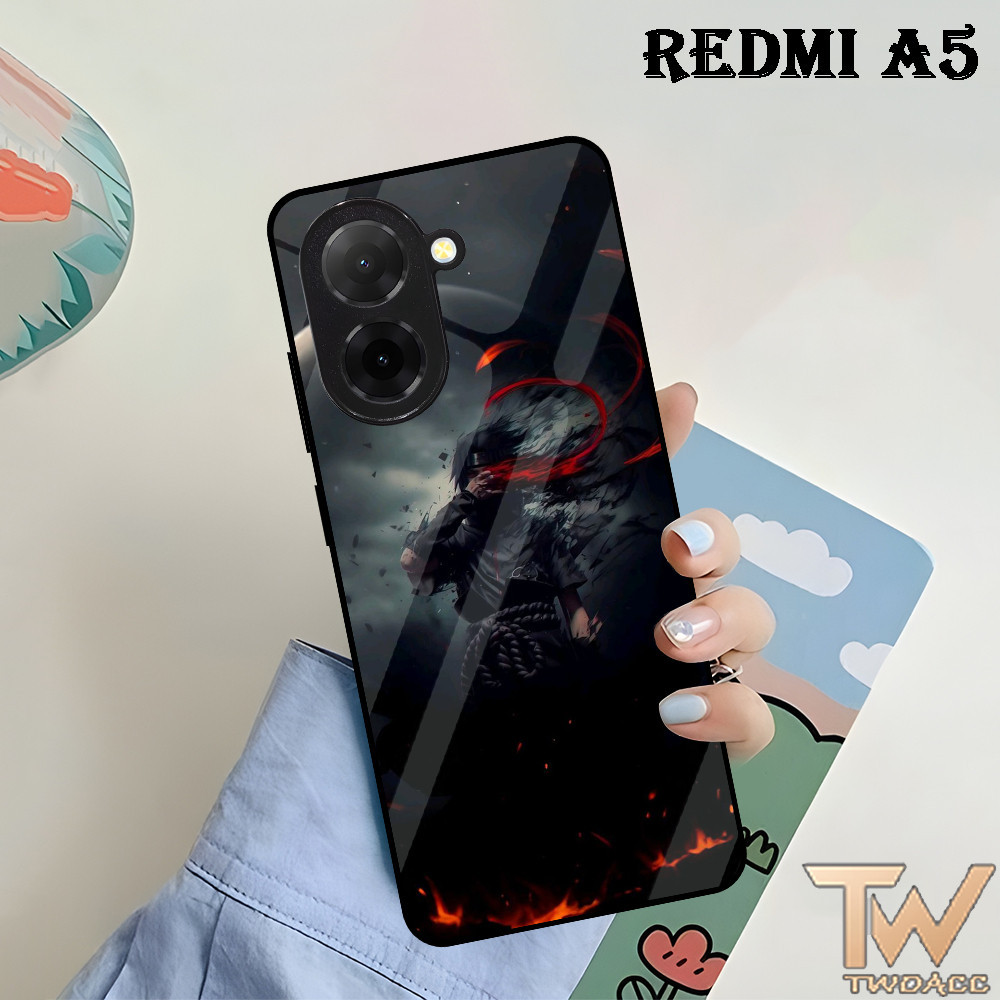 [PV08] SOFTCASE XIAOMI REDMI A5 GLOSSY KILAU KUALITAS PREMIUM MOTIF ANIME ITACHI UCHIHA
