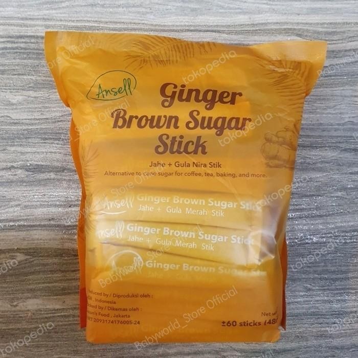 

Ansell Ginger Brown Sugar Stick Gula Merah Jahe 60 Sticks