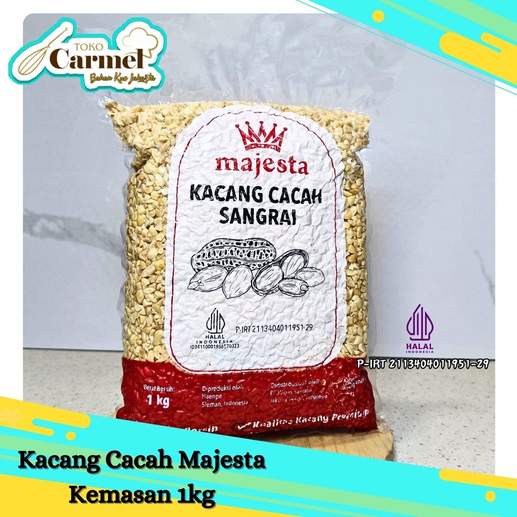 

Kacang Tanah Cacah Sangrai Butir Besar 1kg - Majesta
