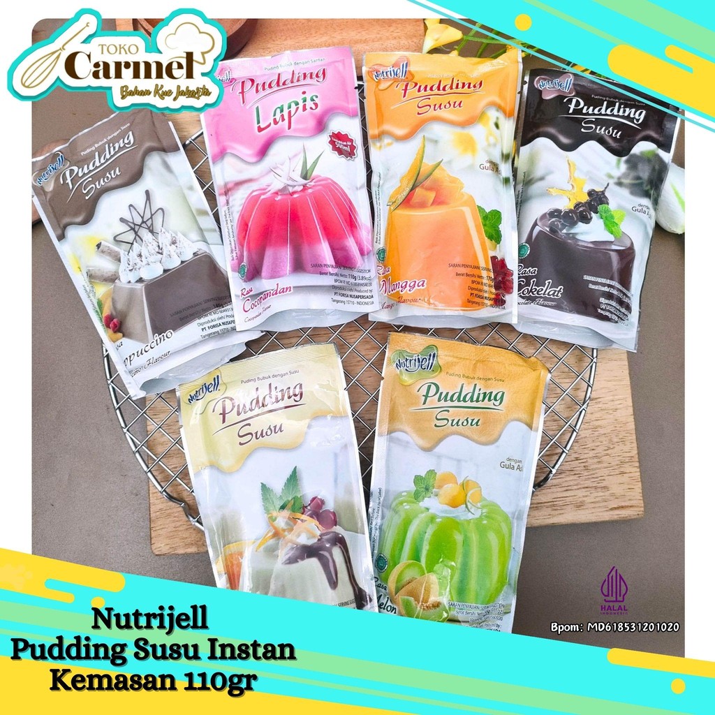 

Nutrijel Puding Susu Instant Aneka Rasa