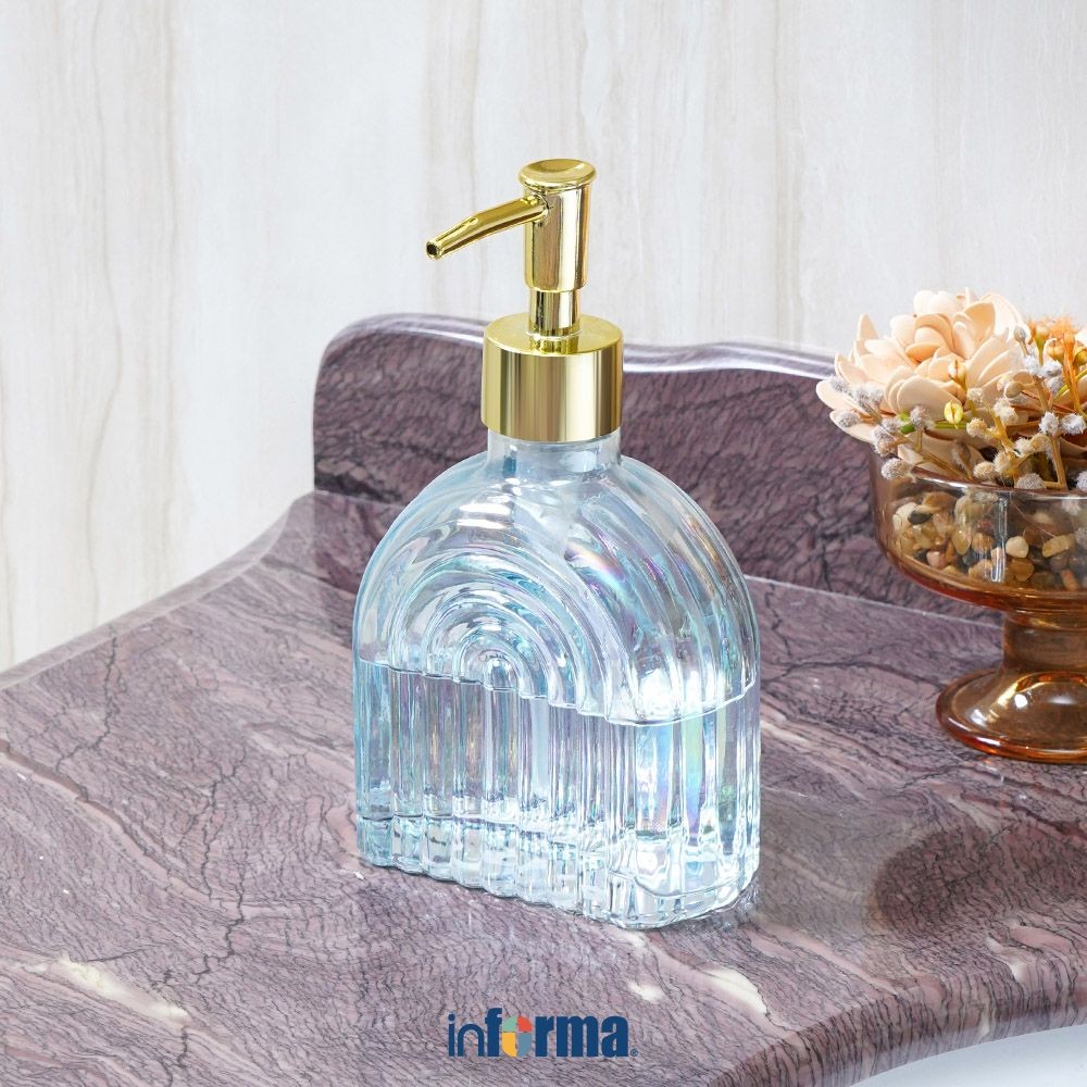 Informa 270 ml Avery Dispenser Sabun Cair - Biru Liquid Soap Container Tabung Tempat Sabun Serbaguna