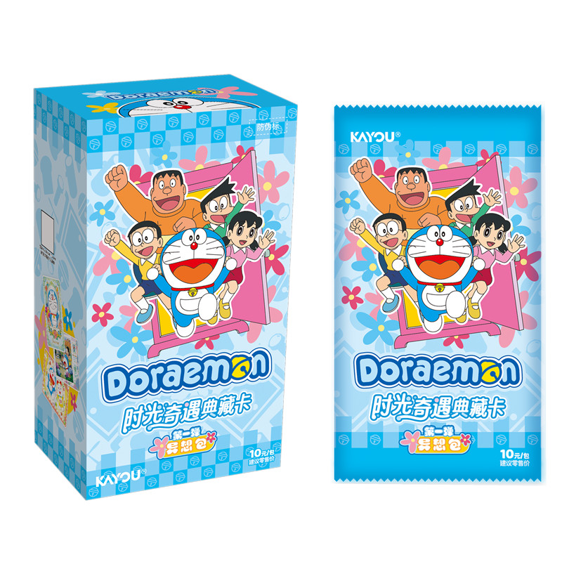 

KAYOU Original Doraemon Card Time Adventure Series Imagination Pack Anime Postcards Anime Game Collection Card Kids Toys Gift