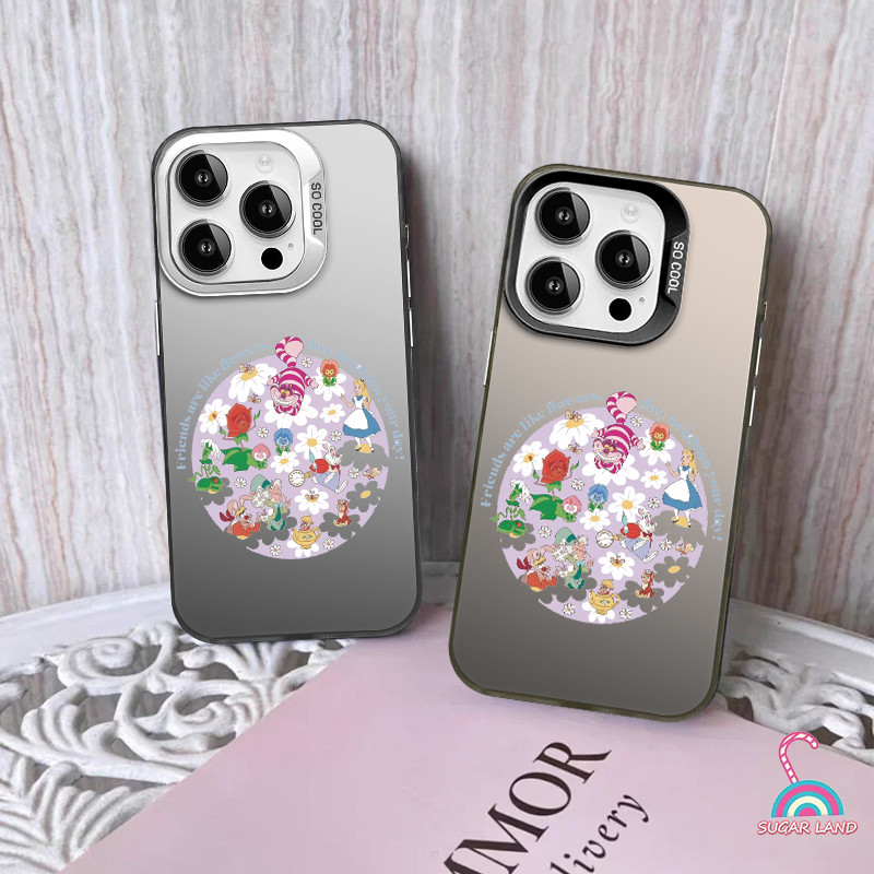 【OPPO】Anti-collision softcase protective case Casing HP Creative Design Alice in Wonderland pattern 