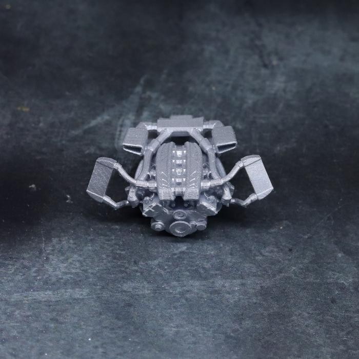 Miniature Diorama Mesin Diecast 1/64 V10 Twin Turbo