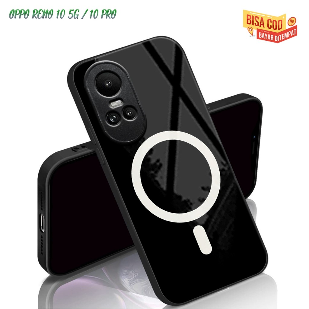 Softcase Glossy RENO 10 5G/ RENO 10 PRO Terbaru- Motif Magsafe