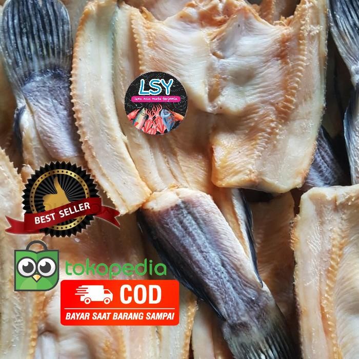 

ikan asin gabus kolam size besar 1kg Terlaris