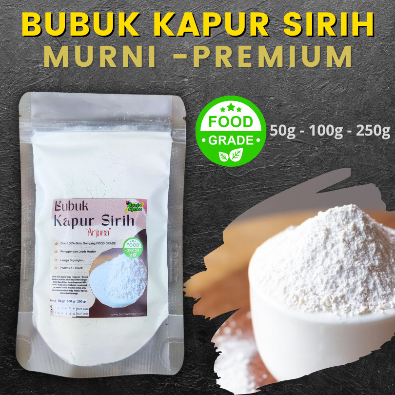 

HSN-01 - Kapur Sirih Bubuk FOOD GRADE - Kapur sirih powder Untuk Makanan