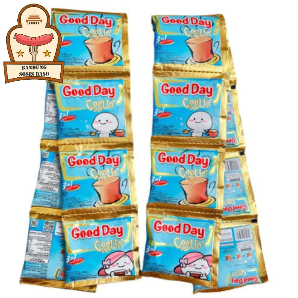 

Good Day Coolin Coffee Renceng (isi 10) - Sensasi Kopi Dingin & Segar Rasa Mint