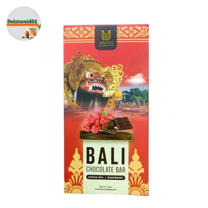 

Worcas chocolate bali bali chocolate bali cocoa 65% raspberry 90 gram