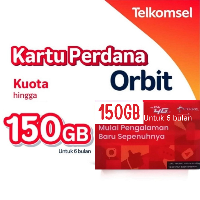 Perdana ORBIT 150GB 6Bln Khusus Modem Orbit