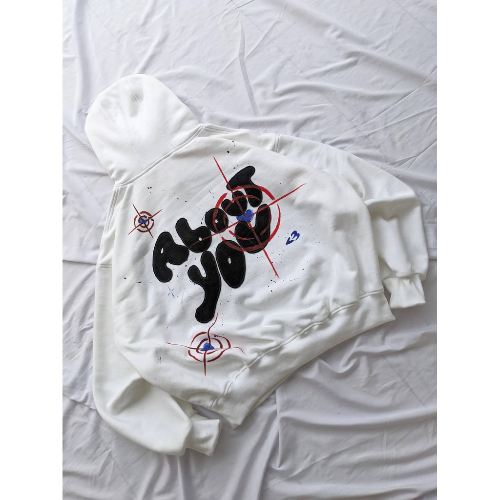 HOODIE ABOUT YOU 1975 JAKET HOODIE PRIA WANITA TERBARU BAHAN FLEECE SABLON DTF FE4